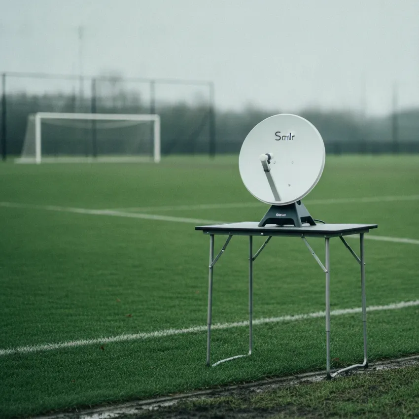 Starlink Mini voor Amateurvoetbal: Stream Je Wedstrijd Live Vanuit het Buitengebied