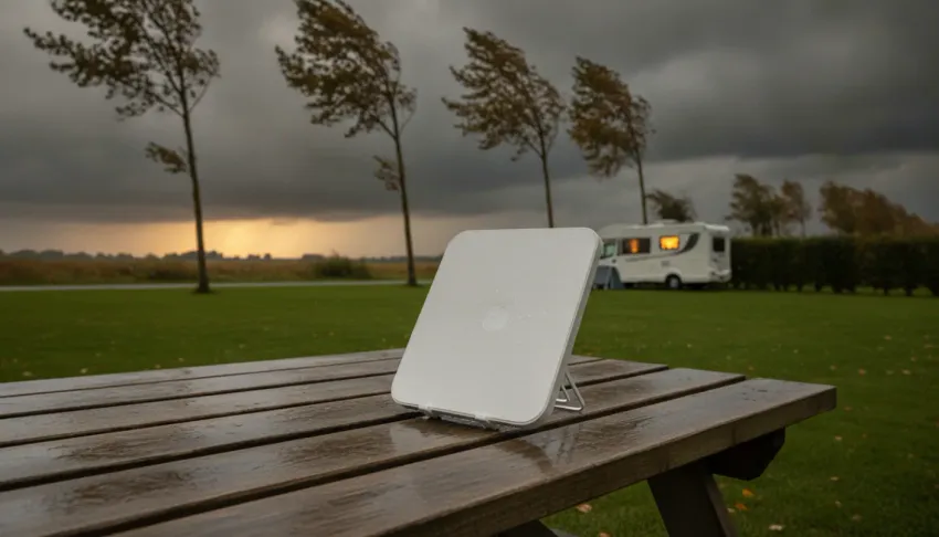 Starlink Mini bij Regen en Storm: Werkt het in de Herfst?