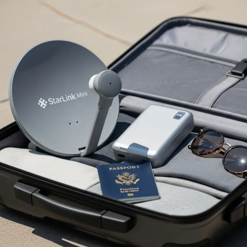 Met de Starlink Mini in het Vliegtuig: Alles over Powerbanks en Regels